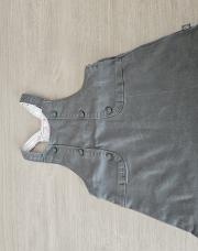 Robe salopette kaki