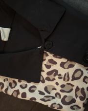 Chemise noir léopard T 90 