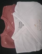 Lot de 2 body Kiabi taille 1 mois (52-55cm)