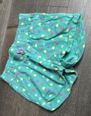 Short 86/92 vert motifs cœur colorés 