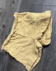 Short 80 cm jaune gaz de coton Primark 