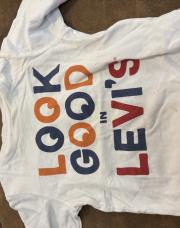 T-shirt longue manche blanc 24mois 