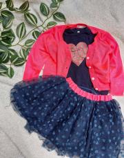 Ensemble billiblush 12mois rose bleu marine