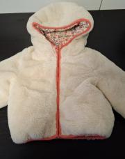 Manteau pilou réversible 12/18m