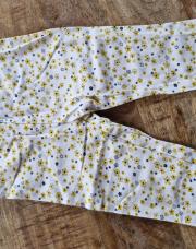 Legging fleuri jaune/bleu T74 Baby Club