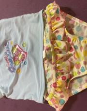 Maillot fraise bleu 6 ans 