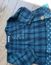 Blouse bleue 18M 