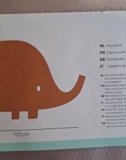 Tapis puzzle éléphant 
