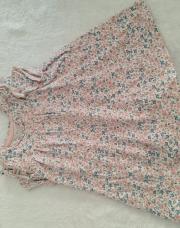 Robe fleurs bleue et rose