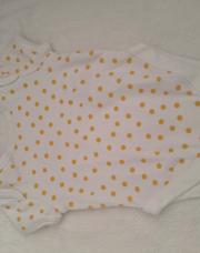 Body pois jaune 