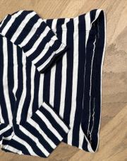 Blouse longues manches ligne bleu 74cm