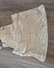 Robe salopette blanc/jaune fleuri Primark 3m