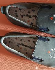 Pantoufles cuir Vertbaudet 26