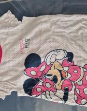 Combi Rose pois Minnie Disney Baby 9m