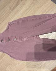 Salopette mauve Zara 9 mois