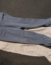 Lot 2 pantalons naissance 50cm H&M