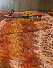 Blouse orange avec tirette 