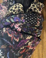 Robe fleurie léopard 