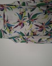 Top voile fleurs