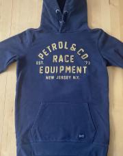 Sweat capuche Petrol bleu marine - 152(12)