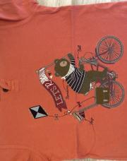 Tshirt ours a velo sergent major 104