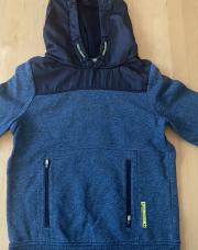 Sweat capuche C&A vert/noir -146/152(11-12)