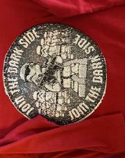 Blouse ML Dark Vador sequins rouge 110