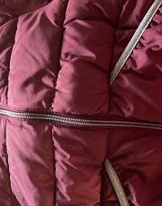 Manteau bordeaux 
