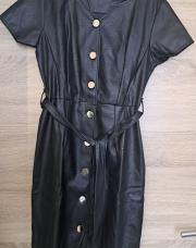 Robe simili boutonnée XL