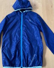 « K-Way »(veste sport pluie)zippé capuche Kalenji bleu - 151-160(12-13)
