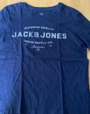 T-shirt manches longues Jack &  Jones bleu - 152(12) taille petit