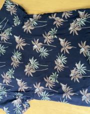 T-shirt JBC bleu palmiers/singes 128(8)