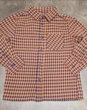Chemise TQF 5 ans orange bleu 