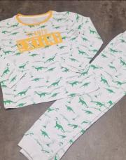 Pijama blanc TEX dinosaures 5-6 ans 