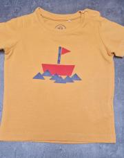 Tshirt JBC orange bateau 74 cm