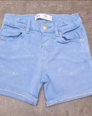 Short bleu Zara 86 cm