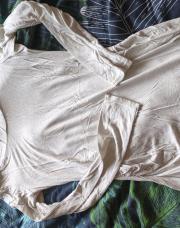Sous pull blanc pailleté taille m premaman  a