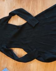 Robe laine Zara col roule noire S
