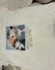 T-shirt chat taille 164