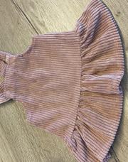 Robe rose velours taille 68