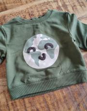 Pull kaki smiley