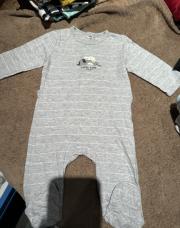 Pyjama gris éléphant 3 mois
