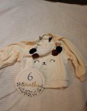 Pull beige mouton 6m