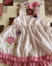 6 mois robe + bandeau