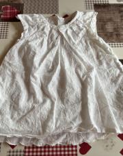 6 mois robe blanche 