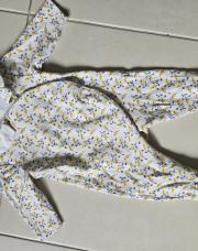 Pyjama okaidi  3 mois jaune et blanc