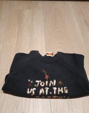 Pull noir Tao 4 ans 