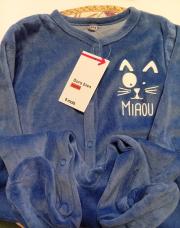 Grenouillère bleu neuve 9mois