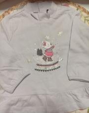 Tee shirt longue manche lila sergent major taille 6mois