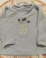 Tee shirt longue manche jbc taille 6mois